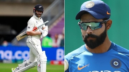 Kane Williamson (L), Ravindra Jadeja (R)(HT Collage)