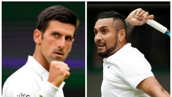 Wimbledon Novak Djokovic Serves Electric Hold In 46 Seconds Nick Kyrgios Betters It Against Humbert Watch Tennis News Hindustan Times