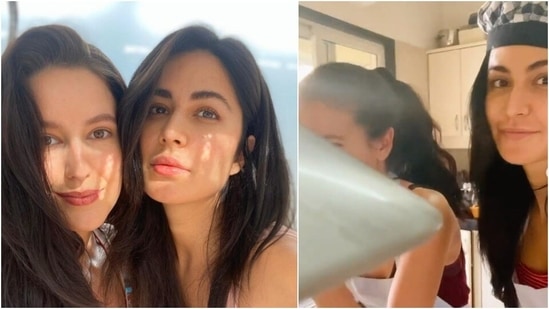 Katrina Kaif: The 'Bharat' actor spent a lot of time with her sister Isabelle during the lockdown. From doing household chores to baking pancakes, the sisters made the most out of the lockdown.(Instagram/@katrinakaif)