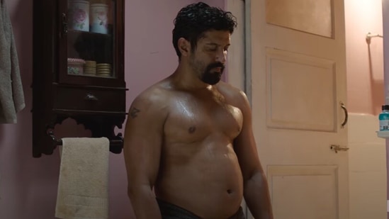 Farhan Akhtar in the trailer of Toofaan.