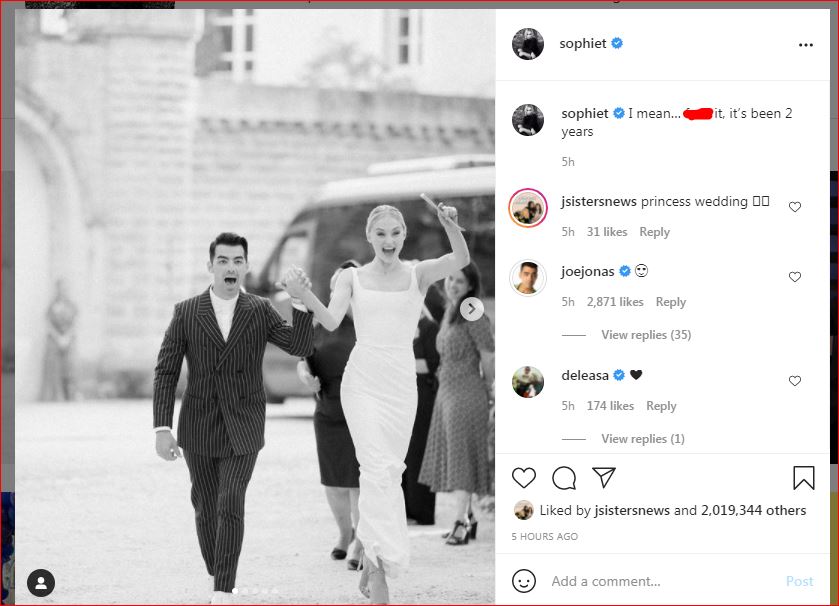Priyanka Chopra is all hearts for Sophie Turner and Joe Jonas' wedding  photos; sends couple cute anniversary greetings