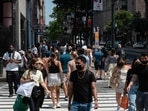 New York City authorities have opened cooling centers in public places for people to take shelter from the oppressive heat(AFP)