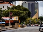 A deserted street is seen in Brisbane's central business district on June 30, 2021, as the city falls quiet from a lockdown with Australia battling outbreaks of the highly contagious Delta variant of Covid-19. (Photo by Patrick HAMILTON / AFP) A deserted street is seen in Brisbane's central business district on June 30, 2021, as the city falls quiet from a lockdown with Australia battling outbreaks of the highly contagious Delta variant of Covid-19. (Photo by Patrick HAMILTON / AFP)