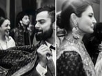 Anushka Sharma with Virat Kohli at Zaheer Khan-Sagarika Ghatge wedding. Anushka Sharma with Virat Kohli at Zaheer Khan-Sagarika Ghatge wedding.