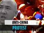 Anti-China protest in Delhi