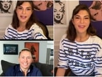 Jacqueline Fernandez chatted with Canadian Mixed Martial Arts' artist Georges St-Pierre on Thursday.