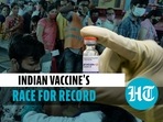 India vaccine race for record