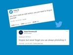 The hilarious post by Twitter sparked a laugh-fest on the micro-blogging site.