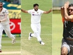From Left: Mohammed Siraj, Shardul Thakur and Bhuvneshwar Kumar. (Getty Images) From Left: Mohammed Siraj, Shardul Thakur and Bhuvneshwar Kumar. (Getty Images)