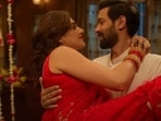 Vikrant Massey and Taapsee Pannu in a still from the Haseen Dillruba teaser.