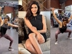 Karishma Tanna aces weightlifting exercise variation ‘Snatch’ despite cartilage rupture