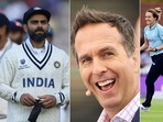 Michael Vaughan (C) took a dig at the Indian team after India women's top order batted with character. (Getty Images) Michael Vaughan (C) took a dig at the Indian team after India women's top order batted with character. (Getty Images)