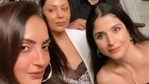 Gauri Khan, Maheep Kapoor, Seema Khan party with Manish Malhotra. Gauri Khan, Maheep Kapoor, Seema Khan party with Manish Malhotra.