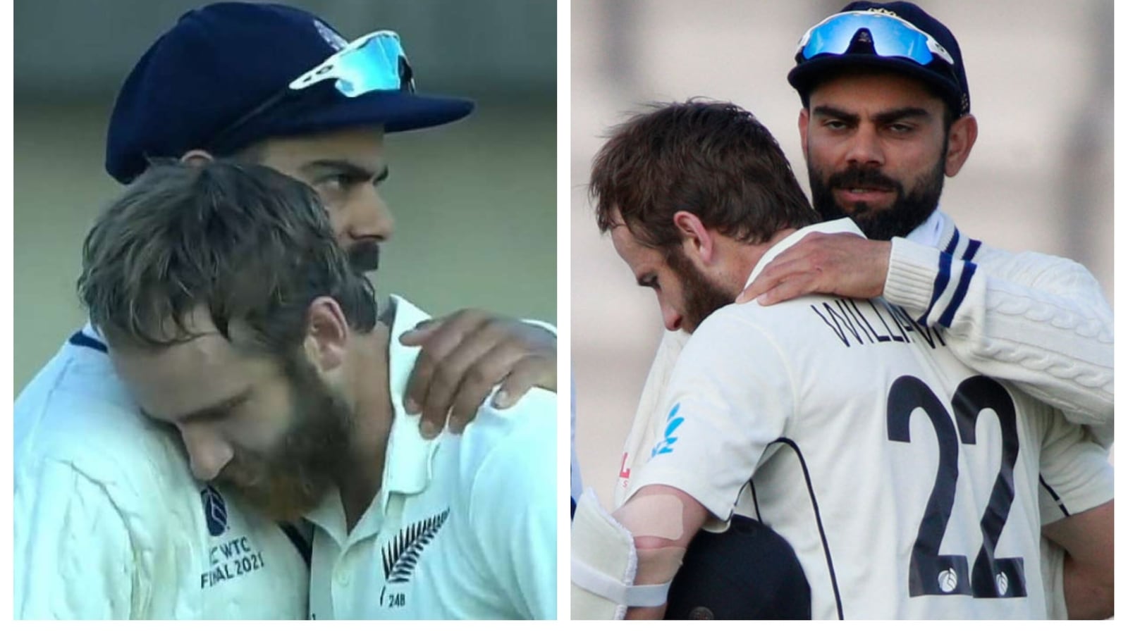 Kane Williamson reveals why he rested his head on Virat Kohli's shoulder.