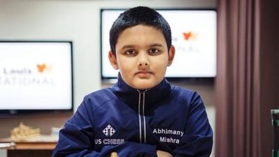 According to uschess.org, Abhimanyu Mishra became the youngest International Master at the age of 10 years, nine months, and three days in November 2019. He broke the record previously held by GM Rameshbabu Praggnanandhaa by 17 days. (Twitter/USAndIndia) According to uschess.org, Abhimanyu Mishra became the youngest International Master at the age of 10 years, nine months, and three days in November 2019. He broke the record previously held by GM Rameshbabu Praggnanandhaa by 17 days. (Twitter/USAndIndia)