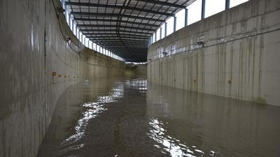 A view of the Rajiv Chowk underpass during last monsoon. (HT Archive) A view of the Rajiv Chowk underpass during last monsoon. (HT Archive)
