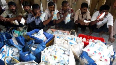 The costliest milk variety of Amul, Gold (red packet), will now cost  ₹57 a litre (HT File)