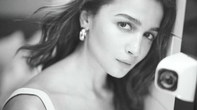 Alia Bhatt shared black and white pictures of herself on Instagram. Alia Bhatt shared black and white pictures of herself on Instagram.