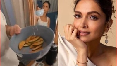 Deepika Padukone pranks her stylist as she offers him raw mangoes with red chilli powder, without any warning!
