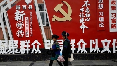 CCP celebrated 100 years of its founding on Thursday. (REUTERS)