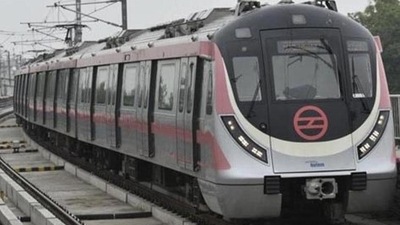 The DMRC on Thursday said that after resuming services from June 7, following the second wave of Covid-19 pandemic, Delhi Metro has been running “almost empty trains” as they are only allowed to carry 10-15% of its passenger capacity. (Sanchit Khanna/HT PHOTO) The DMRC on Thursday said that after resuming services from June 7, following the second wave of Covid-19 pandemic, Delhi Metro has been running “almost empty trains” as they are only allowed to carry 10-15% of its passenger capacity. (Sanchit Khanna/HT PHOTO)