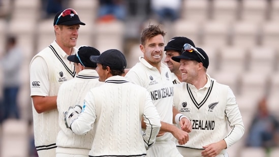 New Zealand's Tim Southee celebrates(Action Images via Reuters)
