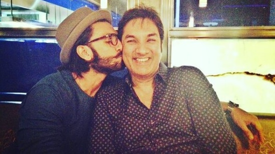 Ranveer Singh with his father Jagjit Singh Bhavnani.