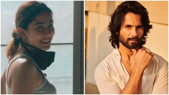 Shahid Kapoor shared a picture of his wife Mira Rajput. Shahid Kapoor shared a picture of his wife Mira Rajput.