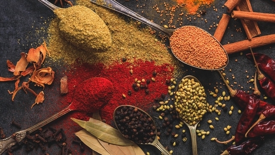 Rich in flavonoids: Spices, herbs and condiments exhibit antibacterial properties that can eradicate H.pylori, a type of bacteria that can cause ulcers in the lining of your stomach or the upper part of your small intestine.(Pexels)