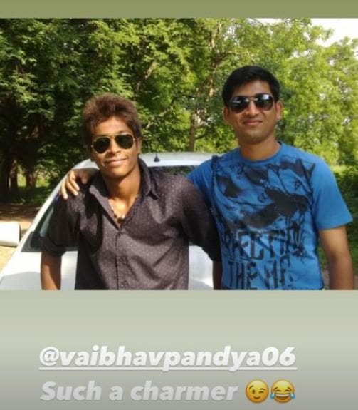 Hardik Pandya shares a photo with cousin Vaibhav (Instagram / Hardik Pandya)