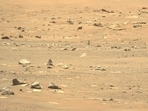 This photo shows Nasa's Ingenuity Mars Helicopter after its sixth flight, captured by the Mastcam-Z imager aboard Nasa's Perseverance rover.(Nasa File Photo) This photo shows Nasa's Ingenuity Mars Helicopter after its sixth flight, captured by the Mastcam-Z imager aboard Nasa's Perseverance rover.(Nasa File Photo)