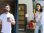 Anushka Sharma and Virat Kohli have tried out a special stunt. Anushka Sharma and Virat Kohli have tried out a special stunt.