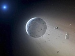 The rotating white dwarf is 35% more massive than our sun yet boasts a petite diameter only a bit larger than Earth's moon. 