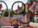 A recent study showed that developed economies in Europe, North America and Asia Pacific have developed highly unfavourable views regarding China. In this photo, An exile Tibetan activist wearing a mask in the likeness of Chinese president Xi Jinping sits in a tub filled with red fluid representing blood in Dharmsala. A recent study showed that developed economies in Europe, North America and Asia Pacific have developed highly unfavourable views regarding China. In this photo, An exile Tibetan activist wearing a mask in the likeness of Chinese president Xi Jinping sits in a tub filled with red fluid representing blood in Dharmsala.