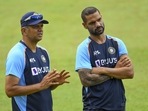 Rahul Dravid and Shikhar Dhawan(BCCI) Rahul Dravid and Shikhar Dhawan(BCCI)