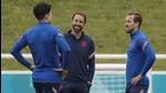 England manager Gareth Southgate with Harry Maguire and Harry Kane during training REUTERS/Lee Smith (REUTERS) England manager Gareth Southgate with Harry Maguire and Harry Kane during training REUTERS/Lee Smith (REUTERS)