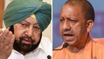 Punjab CM Captain Amarinder Singh and Uttar Pradesh (UP) chief minister (CM) Yogi Adityanath Punjab CM Captain Amarinder Singh and Uttar Pradesh (UP) chief minister (CM) Yogi Adityanath