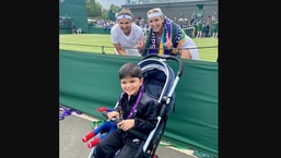 Sania Mirza poses with her son Izhaan and women’s doubles partner Bethanie Mattek-Sands.