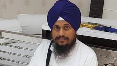 Akal Takht acting jathedar Giani Harpreet Singh. (HT PHOTO)