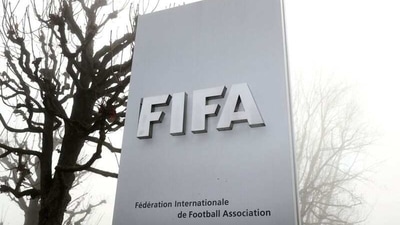 FIFA's logo in front of its headquarters in Zurich (REUTERS)