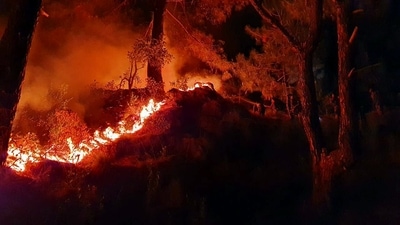 The firefighting operations to control the fire are underway. (ANI File Photo)