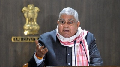 West Bengal governor Jagdeep Dhankhar. (PTI) (HT_PRINT)