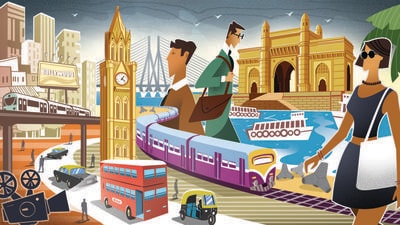 Cities constantly move shape, and along with it, their neighbourhoods take on new meanings and attributes. (Illustration: Gajanan Nirphale) Cities constantly move shape, and along with it, their neighbourhoods take on new meanings and attributes. (Illustration: Gajanan Nirphale)