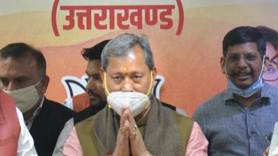 Uttarakhand chief minister Tirath Singh Rawat. (File photo) Uttarakhand chief minister Tirath Singh Rawat. (File photo)