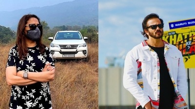 Madhuri Dixit's new picture reminded her of a Rohit Shetty movie. The director reacted to her post. Madhuri Dixit's new picture reminded her of a Rohit Shetty movie. The director reacted to her post.