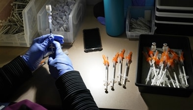 The decision to allow the mix and match combinations of the two different Covid-19 vaccines has come amid supply delays and safety concerns. (AP File Photo) The decision to allow the mix and match combinations of the two different Covid-19 vaccines has come amid supply delays and safety concerns. (AP File Photo)