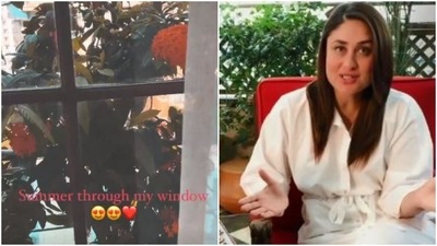 Kareena Kapoor and Saif Ali Khan moved into a new house earlier this year. Kareena Kapoor and Saif Ali Khan moved into a new house earlier this year.