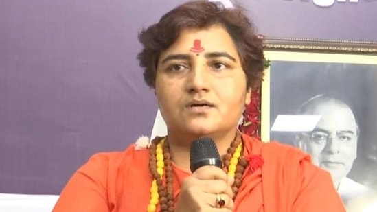 File photo of BJP MP Sahdvi Pragya.