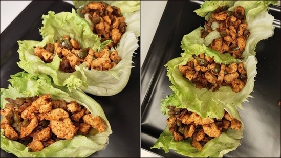 Recipe: Welcome the weekend with crispy, crunchy Fajita Iceberg Chicken Wraps(Instagram/alimentbyalvinachhapra)