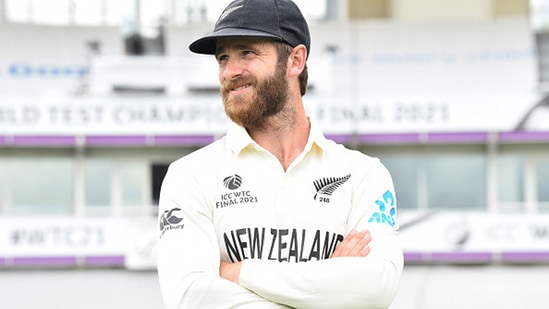 Kane Williamson straightaway had to be involved in 'daddy duties' after New Zealand's WTC win. (Getty Images)